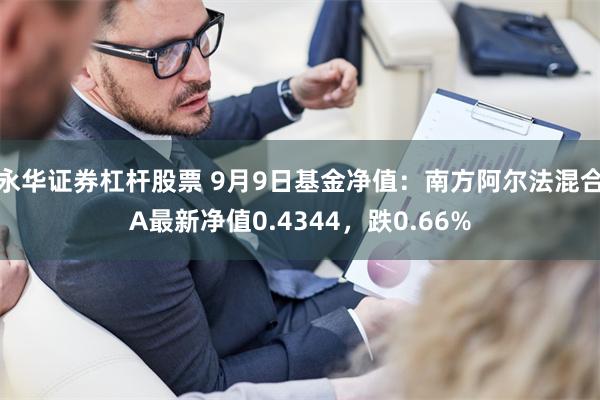 永华证券杠杆股票 9月9日基金净值：南方阿尔法混合A最新